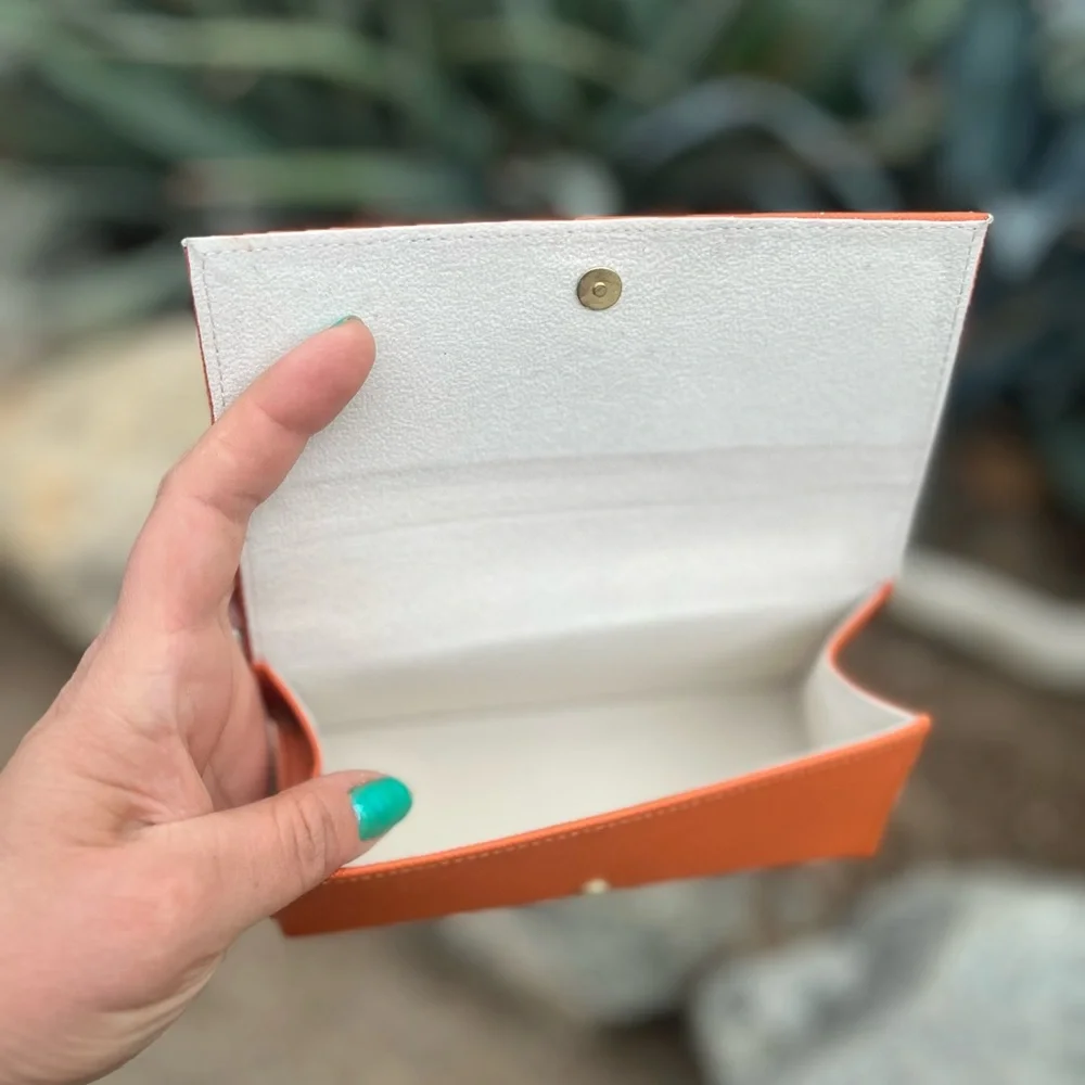 TORY BURCH | EMPTY Orange Sunglasses Case